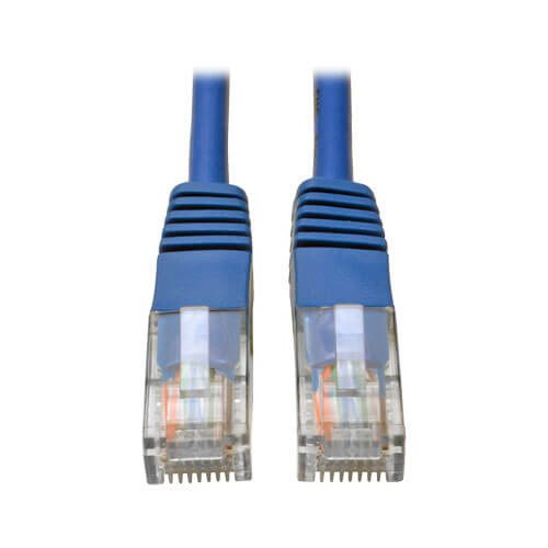 Tripp-Lite N002-003-BL 3Ft Blue Cat5E 350MHz Molded Patch Cable