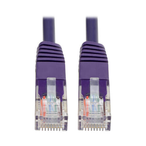 Tripp-Lite N002-006-PU 6Ft Purple Cat5E 350MHz Molded Patch Cable