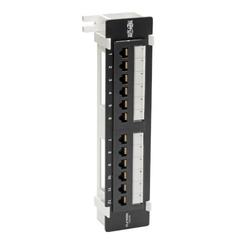 Tripp-Lite N050-P12 Cat5 / Cat5e Wall-Mount PoE Patch Panel