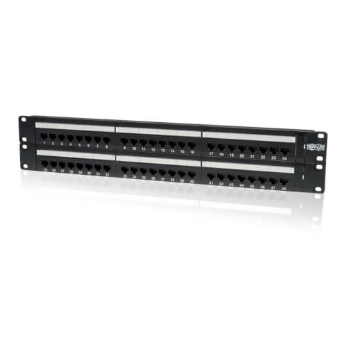Tripp-Lite N052-048 48-Port Cat5e Cat5 Rackmount Patch Panel