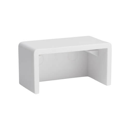 Tripp-Lite N080-C25-EC-WH Raceway End Cap for Cable Wiring Duct N080-D25-2M-WH 20 Pk White