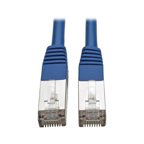 Tripp-Lite N105-003-BL Cat5e Molded Shielded Patch Cable STP RJ45 M/M 350 Mhz Blue 3Ft
