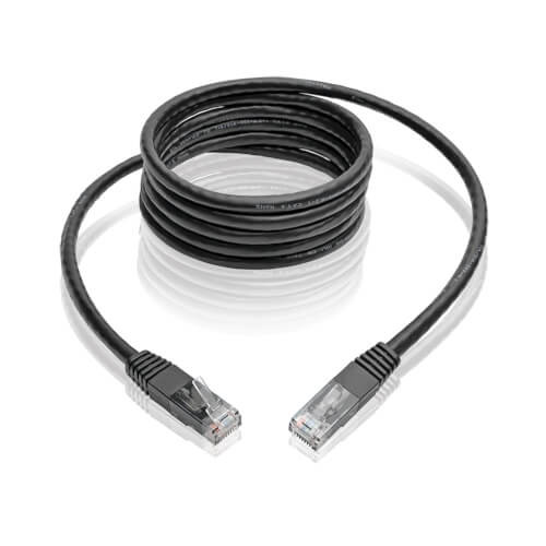 Tripp-Lite N200-014-BK Cat6 Gigabit Molded Patch Cable RJ45 M/M 550MHz 24 AWG Black 14'