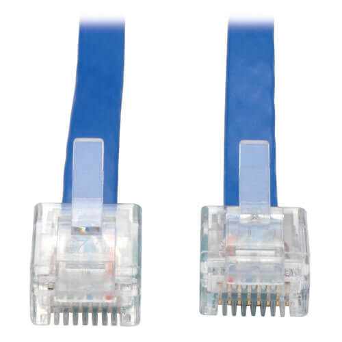 Tripp-Lite N205-006-BL-FCR Cisco Console Replacement Rollover Cable RJ45 32AWG M/M 6' 6Ft