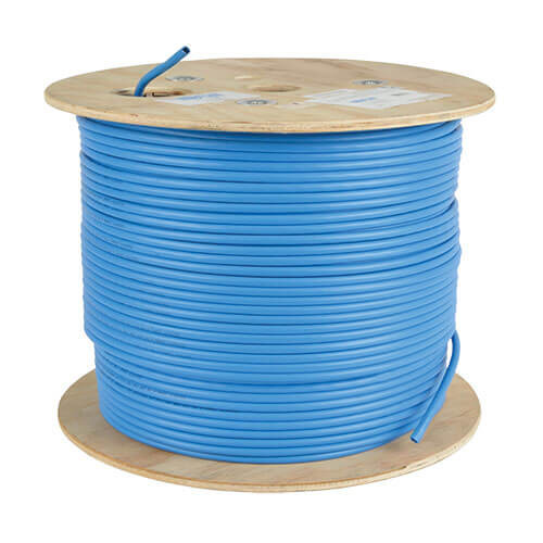 Tripp-Lite N223-01K-BL 1000Ft Cat6 / Cat6a 10G Bulk Cable Solid Core CMR PVC Blue 1000'