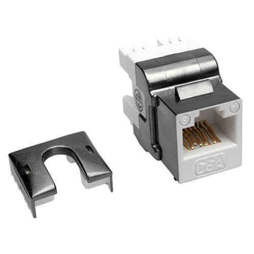 Tripp-Lite N238-001-WH-6A Cat6 110-Style Punchdown RJ45 Keystone Jack White TAA
