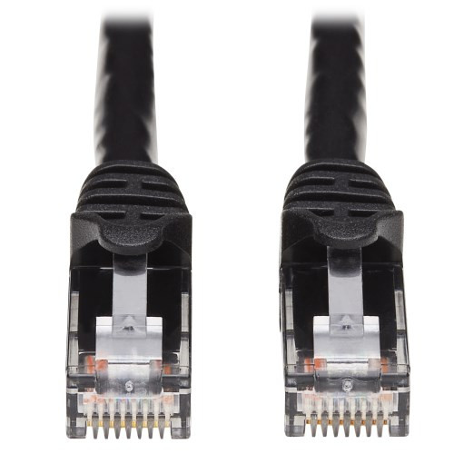 Tripp-Lite N261-025-BK Augmented Cat6 Cat6a Snagless 10G Patch Cable RJ45 Black 25Ft