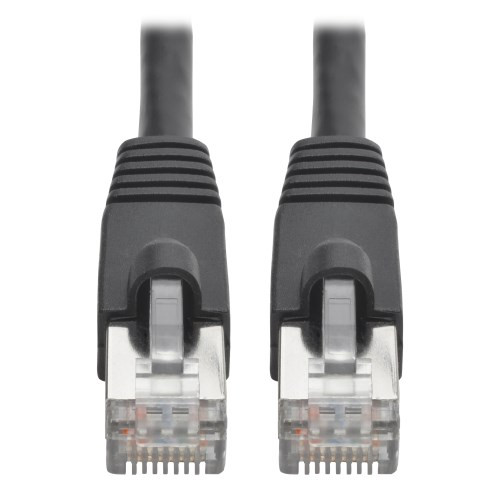 Tripp-Lite N262-006-BK Cat6a Ethernet Cable 10G STP Snagless Shielded PoE M/M Black 6Ft