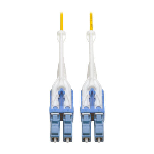 Tripp-Lite N370-02M-T 2M Duplex SMF 8.3/125 Uniboot Fiber Optic Patch Cable LC/LC 6'