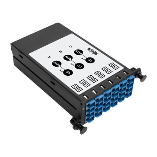 Tripp-Lite N482-3M8L12S 40/100GB to 10GB Breakout Cassette MTP/MPO to LC for N482 Chasis
