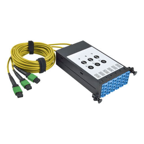 Tripp-Lite N482-3M8L12S-B 8.3/125 40GB -10GB Fiber Breakout Cassette MTP/MPO to 12 LC Dup