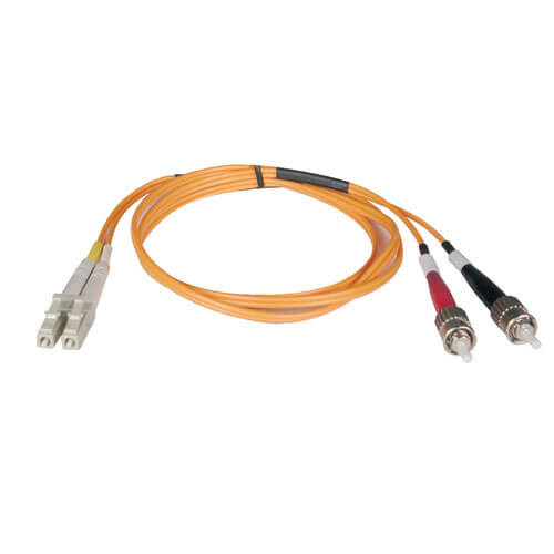 Tripp-Lite N518-02M 2M Duplex Multimode Fiber 50/125 Patch Cable LC/ST 6Ft