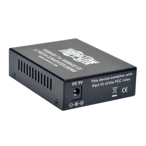 Tripp-Lite N785-001-LC-MM LC Multimode Fiber Media Converter Gigabit 10/100/1000 RJ45