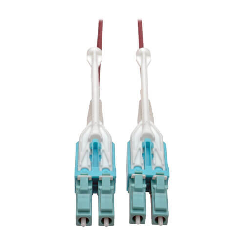 Tripp-Lite N821-04M-MG-T 4M 10Gb Duplex Multimode Fiber Patch Cable 50/125 OM4 LC/LC LSZH