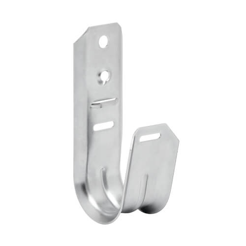 Tripp-Lite NCM-JHW13-25 J-Hook Cable Support - 1-5/16", Wall Mount, Galvanized Steel, 25 Pack