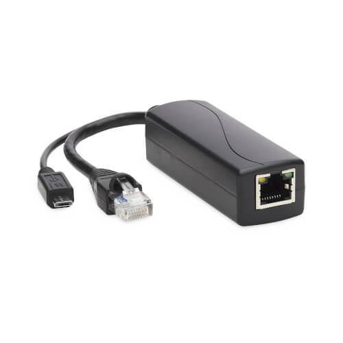 Tripp-Lite NPOE-SPL-G-5VMU PoE to USB Micro-B and RJ45 Active Splitter