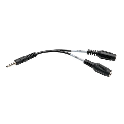 Tripp-Lite P318-06N-MFF 6" 3.5mm Audio Splitter