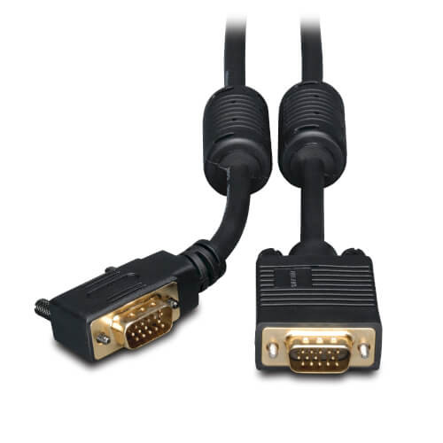Tripp-Lite P502-006-RA 6Ft SVGA VGA Monitor Gold Cable