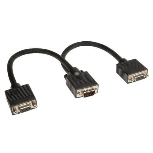 Tripp-Lite P516-001 1Ft VGA/XVGA Monitor Y Splitter Cable