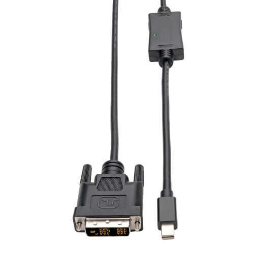 Tripp-Lite P586-003-DVI 3Ft Mini DisplayPort to DVI Adapter Cable