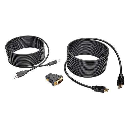 Tripp-Lite P782-015-DH 15Ft HDMI DVI USB KVM Cable Kit