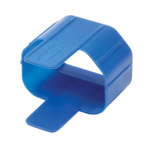 Tripp-Lite PLC13BL PDU Plug Lock Connector C14 Power Cord to C13 Outlet Blue 100PK