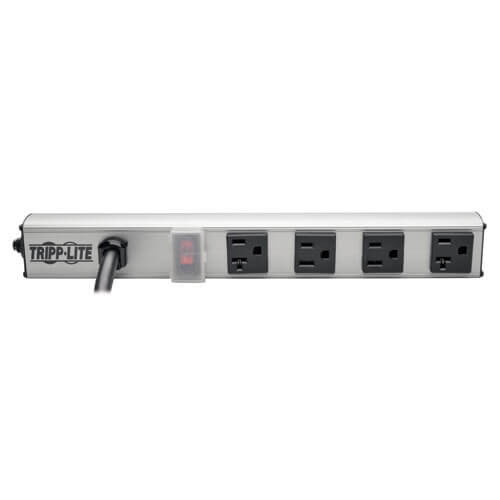 Tripp-Lite PS120420 Power Strip 120V 2 5-15R; 2 5-20R 15Ft Cord 12 Inch Length Metal