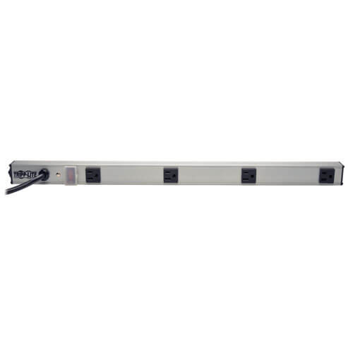 Tripp-Lite PS240406 Vertical Power Strip 120V 5-15R 4 Outlet 6Ft Cord 24 Inch Length