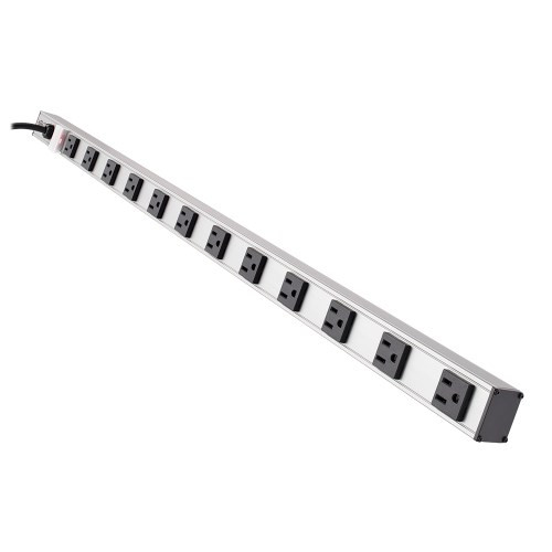 Tripp-Lite PS3612 Tripp Lite Power Strip 120V 5-15R 12 Outlet 15Ft Cord Vertical Metal 0URM