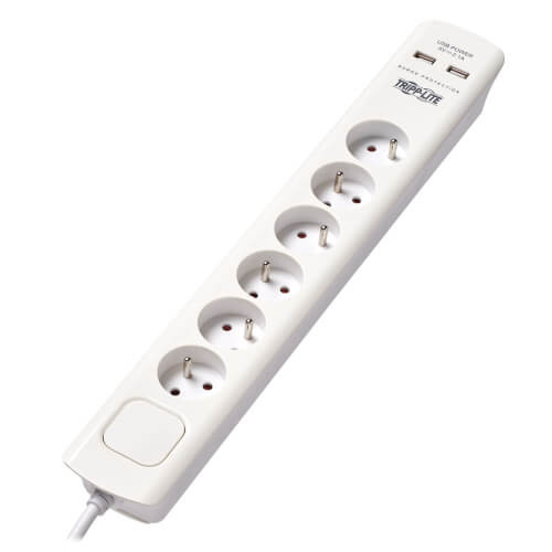 Tripp-Lite TLP6F18USB Surge Protector Power Strip