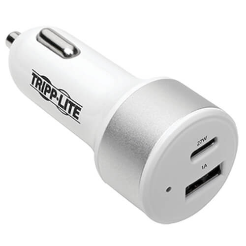 Tripp-Lite U280-C02-C1A1 Dual-Port Quick Charge USB Car Charger