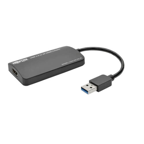 Tripp-Lite U344-001-HD-4K USB 3.0 SuperSpeed HDMI Dual Monitor Graphics Card Adapter