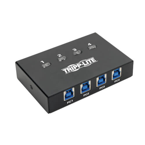 Tripp-Lite U359-004 4-Port 2 to 1 USB 3.0 Peripheral Sharing Switch