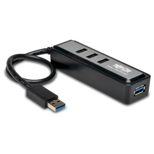 Tripp-Lite U360-004-MINI Portable 4-Port USB 3.0 Superspeed Mini Hub