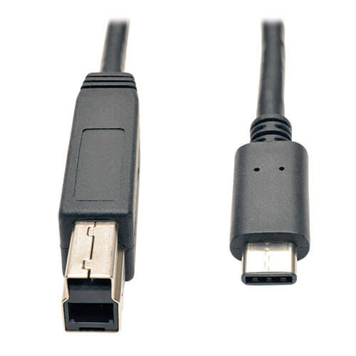 Tripp-Lite U422-003-G2 3Ft USB 3.1 Gen 2 USB-C to USB-B Cable