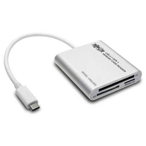 Tripp-Lite U452-003 USB 3.1 Gen 1 Multi Drive Flash Memory Media Reader/Writer