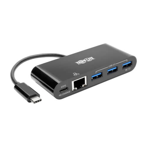 Tripp-Lite U460-003-3AGB-C USB C Docking Station w/ USB Hub