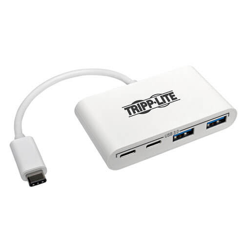 Tripp-Lite U460-004-2A2C 4-Port USB 3.1 Gen 1 Portable Hub