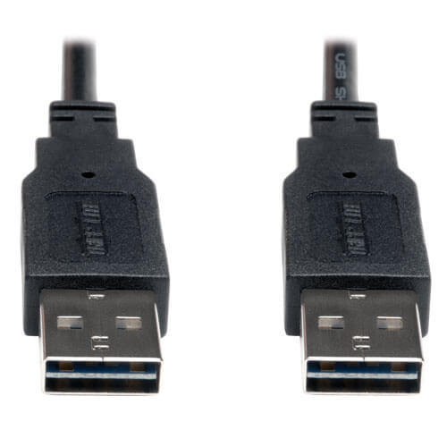 Tripp-Lite UR020-003 3Ft USB 2.0 Universal Reversible Connector Cable