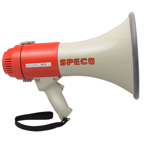 Speco ER370 16 Watt Deluxe Megaphone with Siren