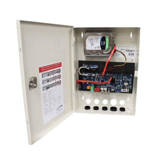 Speco H6WHRL4TB 6 Channel Wall Mount Hybrid Recorder - 4 Hybrid (TVI or IP) + 2 IP, 4TB
