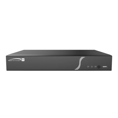 Speco N16NRE8TB 16 Channel Facial Recognition Recorder with Smart Analytics- 8TB