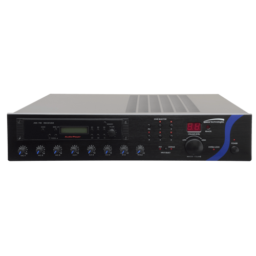 Speco PBM240AT 240W PA Mixer Amplifier with Tuner Module