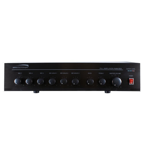 Speco PMM60A 60W PA Mixer Power Amplifier