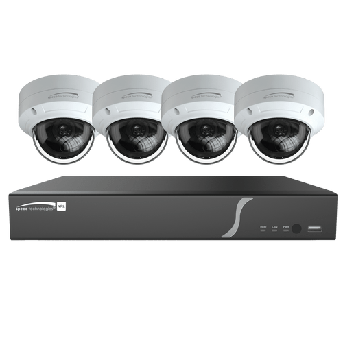 Speco ZIPL84D2 8 Channel Zip Kit with 4 Domes, 2T HD