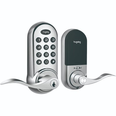 LTS HU02-SNL Hugolog Electronic Deadbolt Lock with Handle (Satin Nickel)