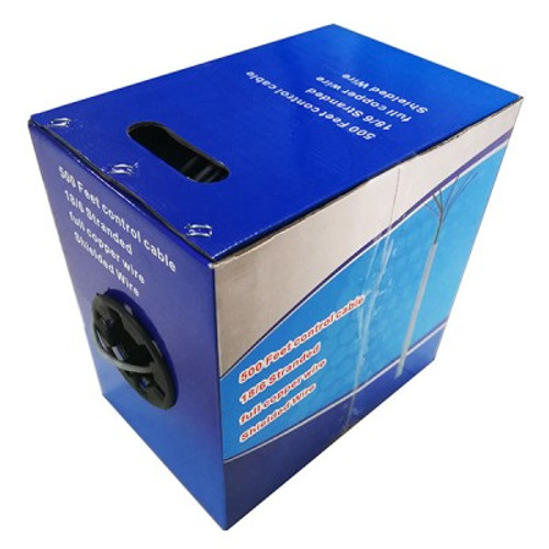 LTS LTAC1806G-CMR 500Ft Oxygen-Free Copper CMR Rated 18 AWG 6 Conductor Stranded Shielded Cable
