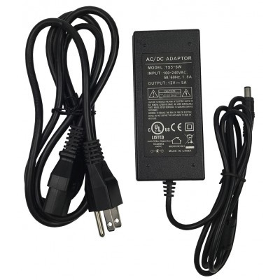 LTS TS5-6W 5000mA DC 12V Power Adapter