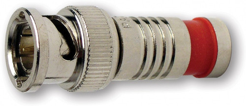 Platinum Tools 28038J BNC RG6 Compression  Connector, Nickel Plated, Jar of 40