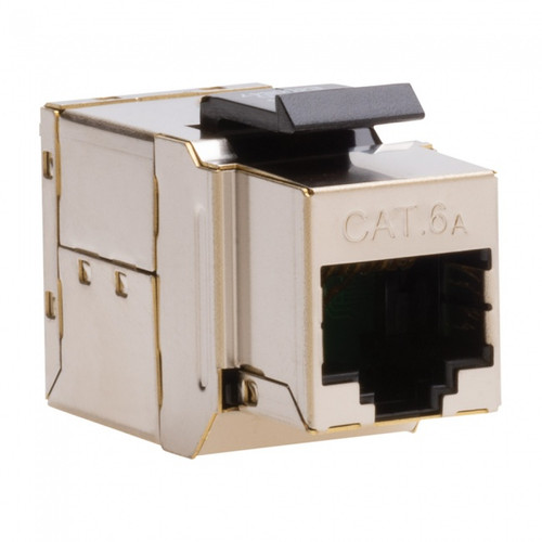 Platinum Tools 769-1 Cat6 Shielded Keystone Coupler, F to F